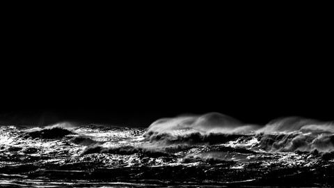 OCEAN IN BLACK AND WHITE # 18