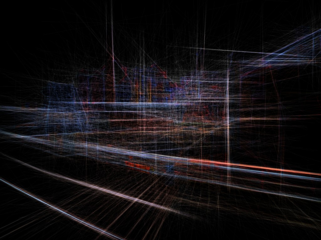ART DRAWING CITY MOTORWAY